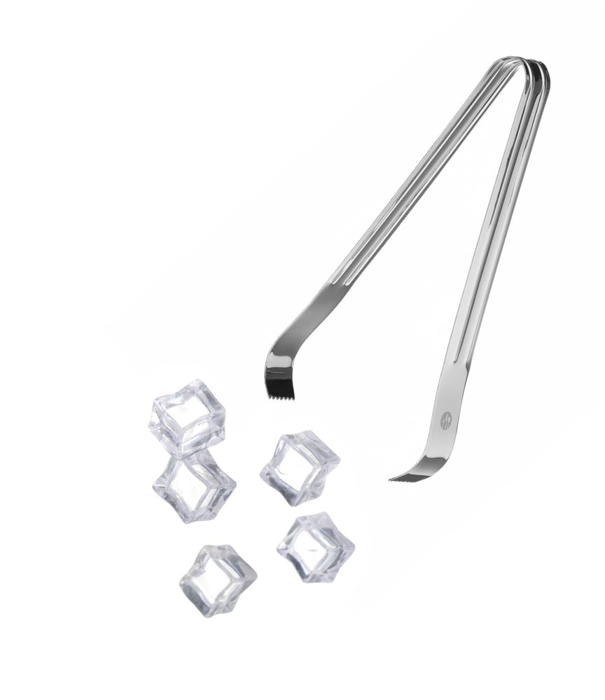 Hvataljka za kockice leda, BarUp, Srebrna, (L)180mm