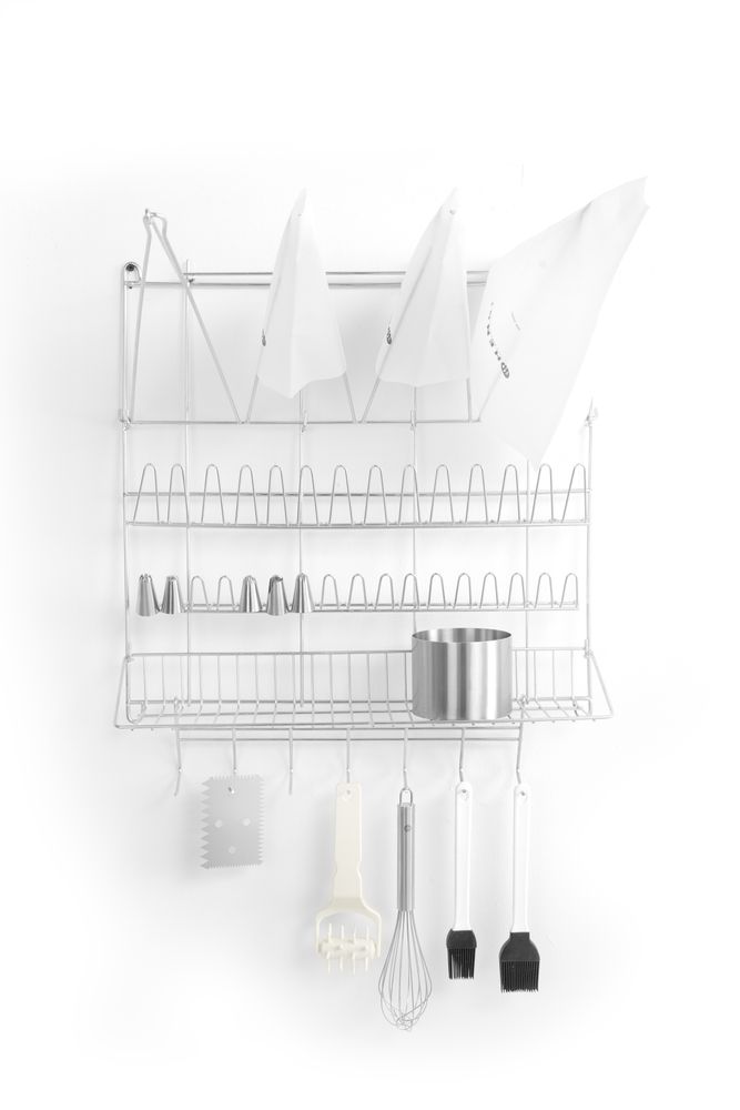 Zidni stalak za kese za peciva, HENDI, 500x360x(H)560mm