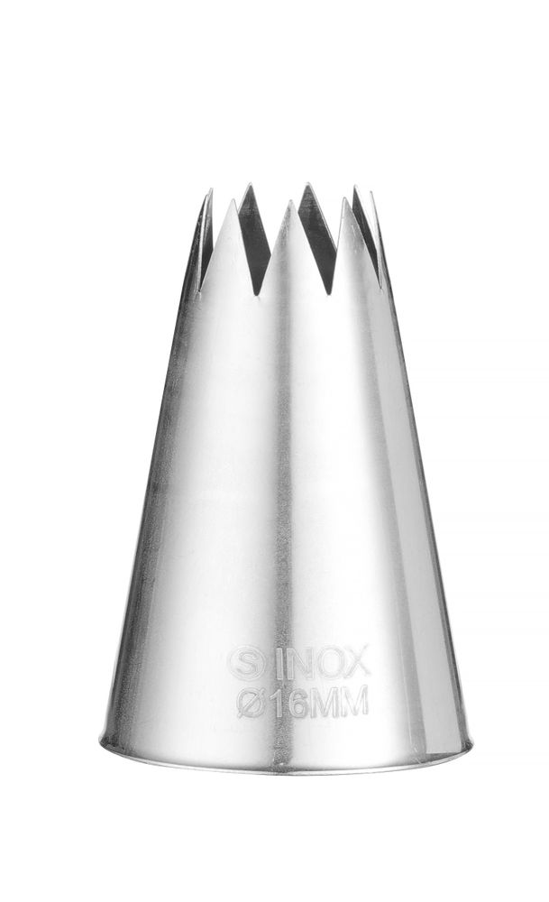 Icing tips – zvezdica, HENDI, ø6-8-10-12-14-16-18, 7 kom