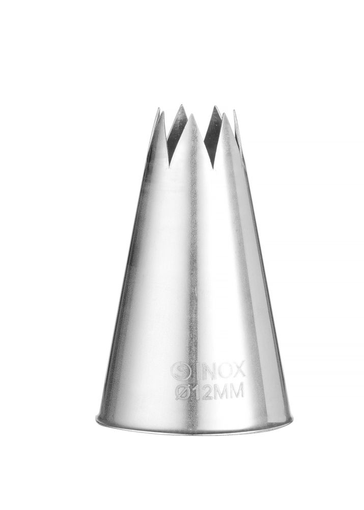 Icing tips – zvezdica, HENDI, ø6-8-10-12-14-16-18, 7 kom