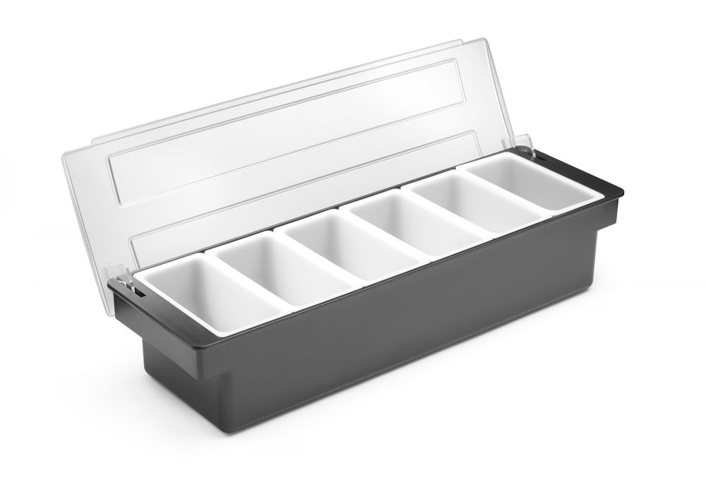 Spremnik - 6 posuda, BarUp, 480x150x(H)100mm