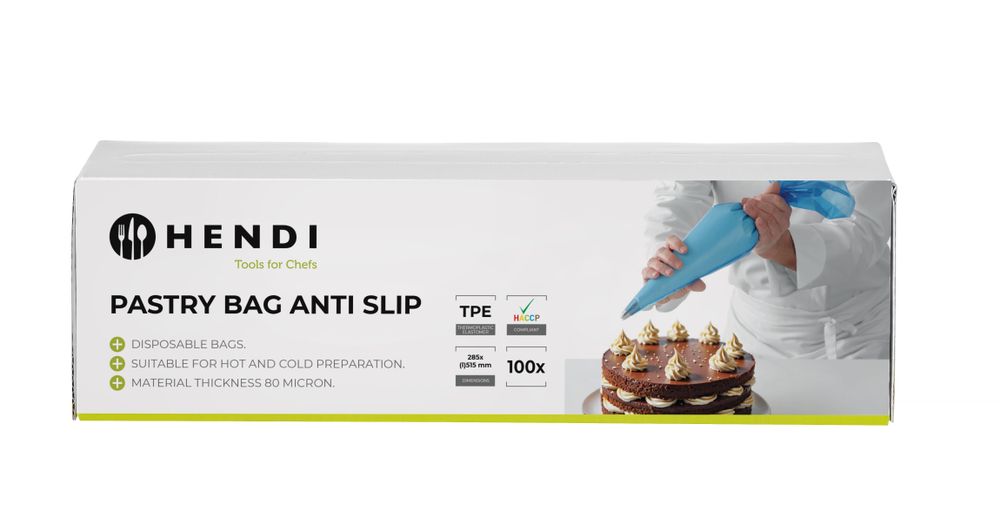 Protivklizne vreće za testo, HENDI, Plava, 100 kom, 515x280mm