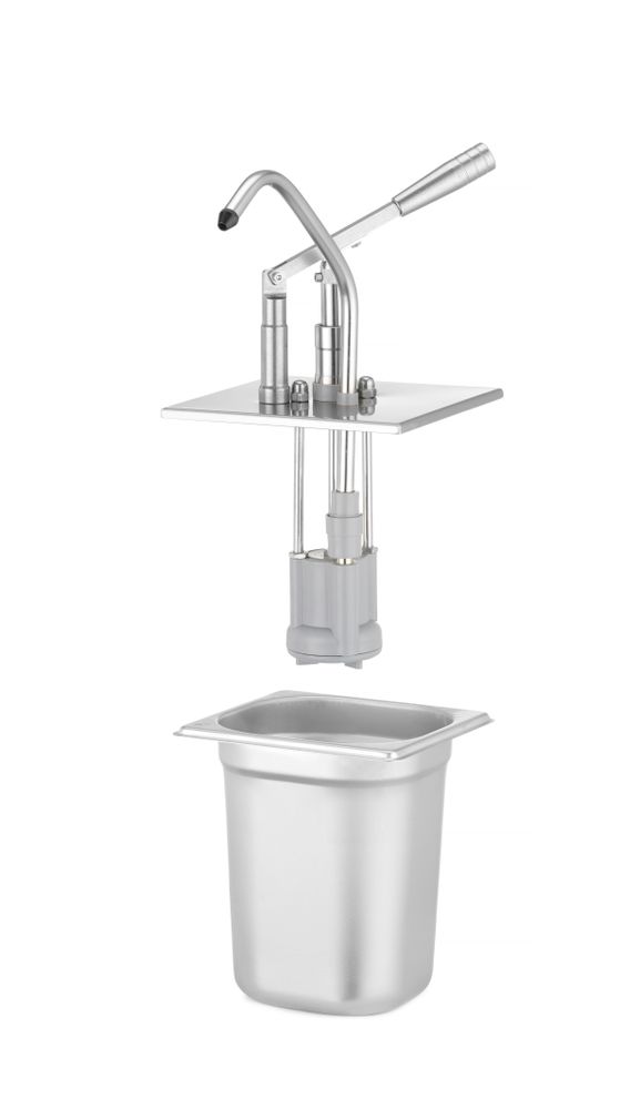 Poklopac sa dozatorom za GN posude od nerđajućeg čelika, HENDI, GN 1/6, 180x165mm