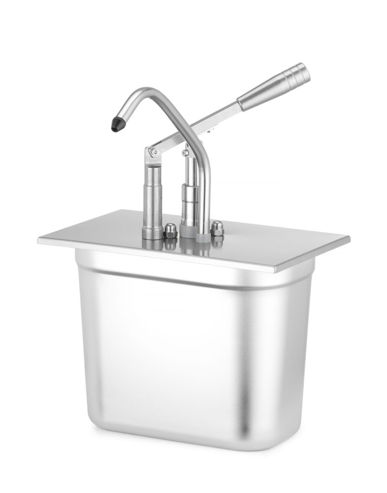 Poklopac sa dozatorom za GN posude od nerđajućeg čelika, HENDI, GN 1/4, 270x165mm