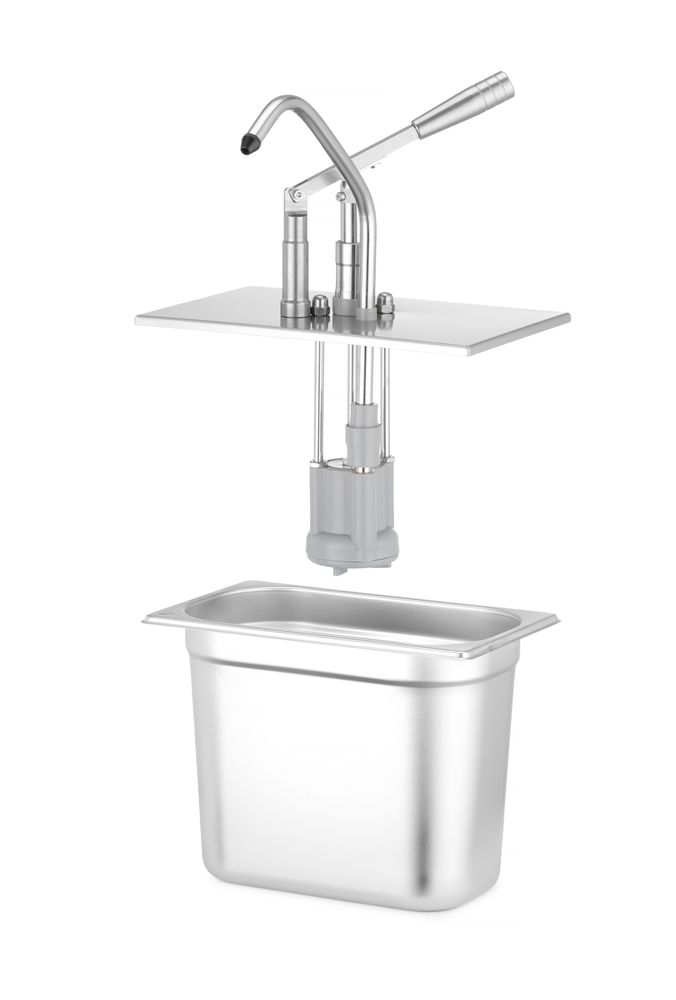 Poklopac sa dozatorom za GN posude od nerđajućeg čelika, HENDI, GN 1/4, 270x165mm