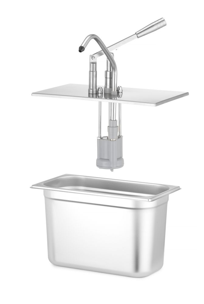 Poklopac sa dozatorom za GN posude od nerđajućeg čelika, HENDI, GN 1/3, 330x180mm