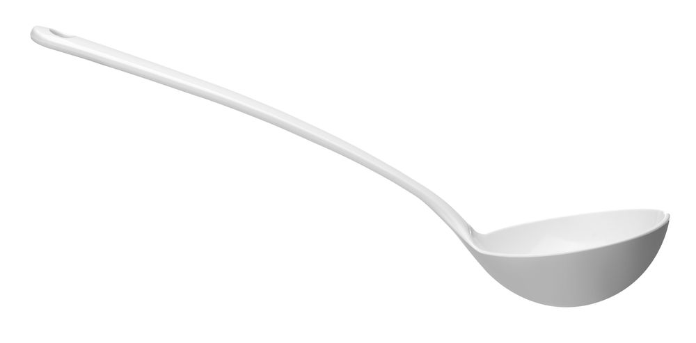Kašika za sos, HENDI, 0,14L, Bela, 300x93mm