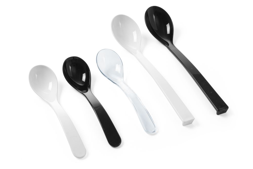 Kašika za salatu, HENDI, 0,03L, Bela, 235x55mm