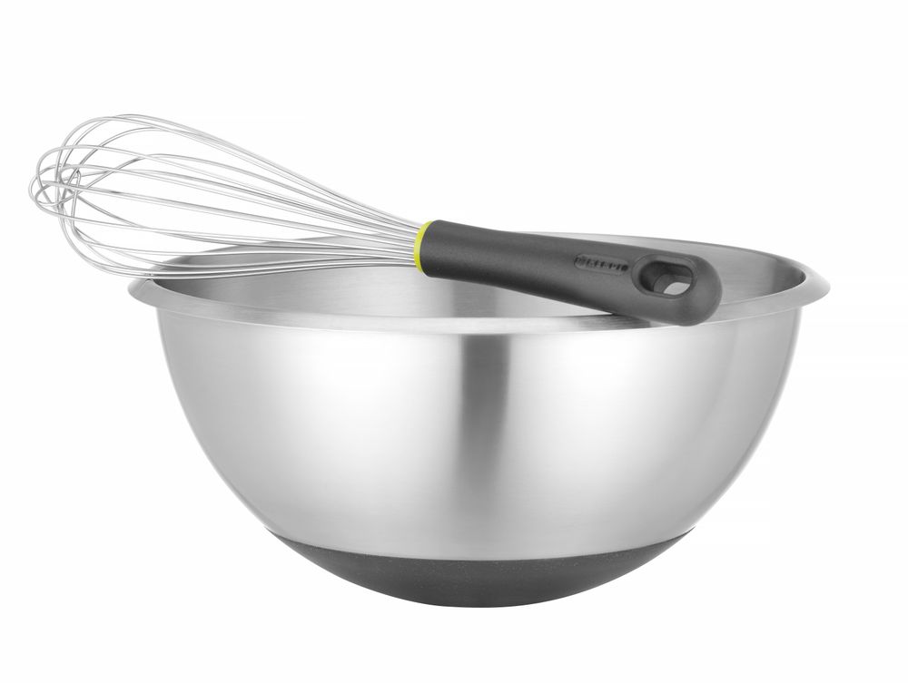 Posuda za mešanje sa gumenom bazom, HENDI, 6L, ⌀330x(H)155mm