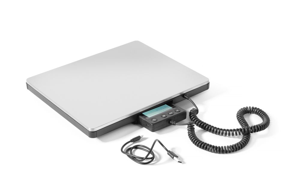 Digitalna vaga do 200 kg, HENDI, 298x248x(H)37mm