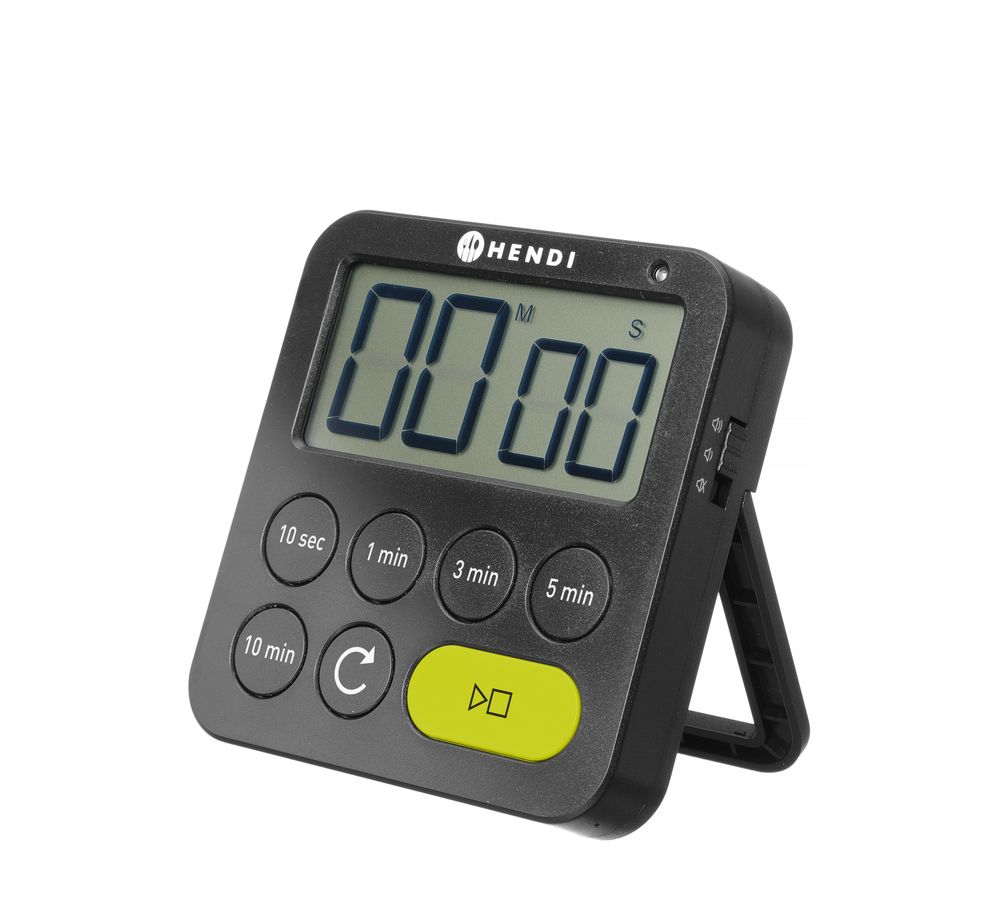 Tajmer, HENDI, Crna, 82x20x(H)88mm