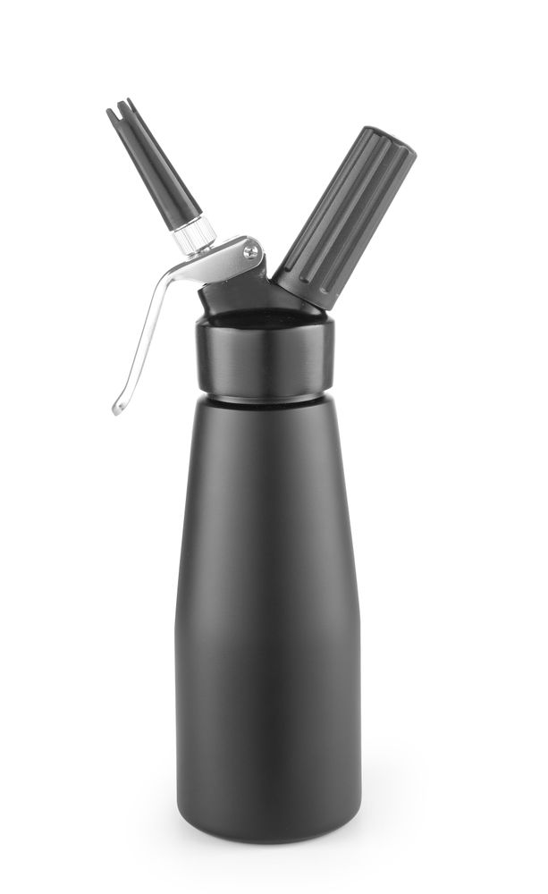 Boca za šlag Crni, HENDI, Kitchen Line, 0,5L, Crna, ⌀80x(H)260mm