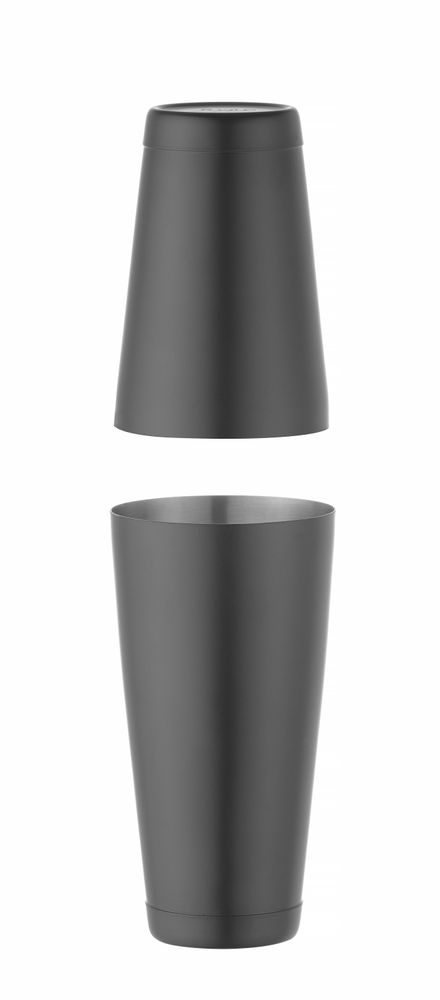 Tin-on-Tin Boston šejker, BarUp, 0,8L, Crna, ⌀90mm