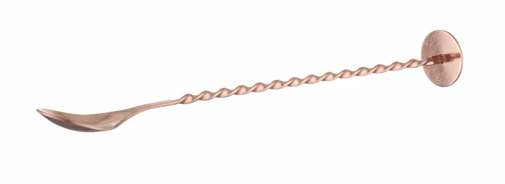 Barska kašika s muddlerom, BarUp, Bakrena, 280x35mm