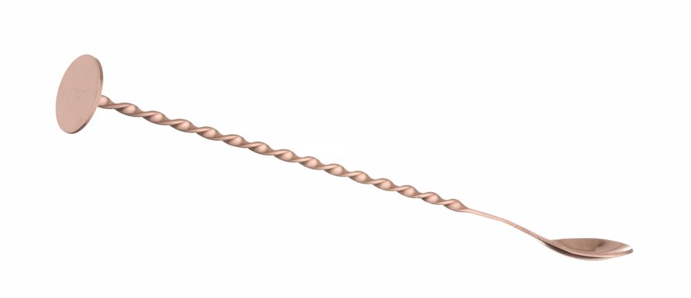 Barska kašika s muddlerom, BarUp, Bakrena, 280x35mm