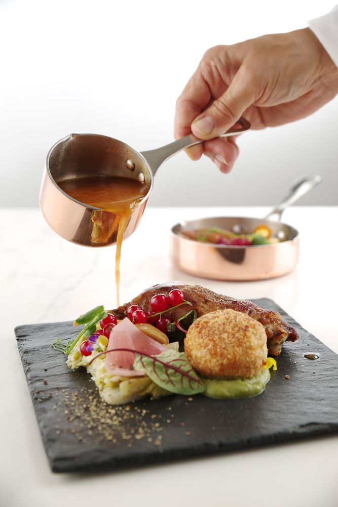 Mali tiganj za sos s izlivačem, HENDI, 0,05L, ⌀50x(H)30mm