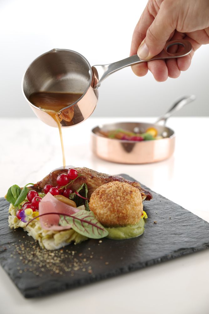 Mali tiganj za sos s izlivačem, HENDI, 0,16L, ⌀75x(H)40mm