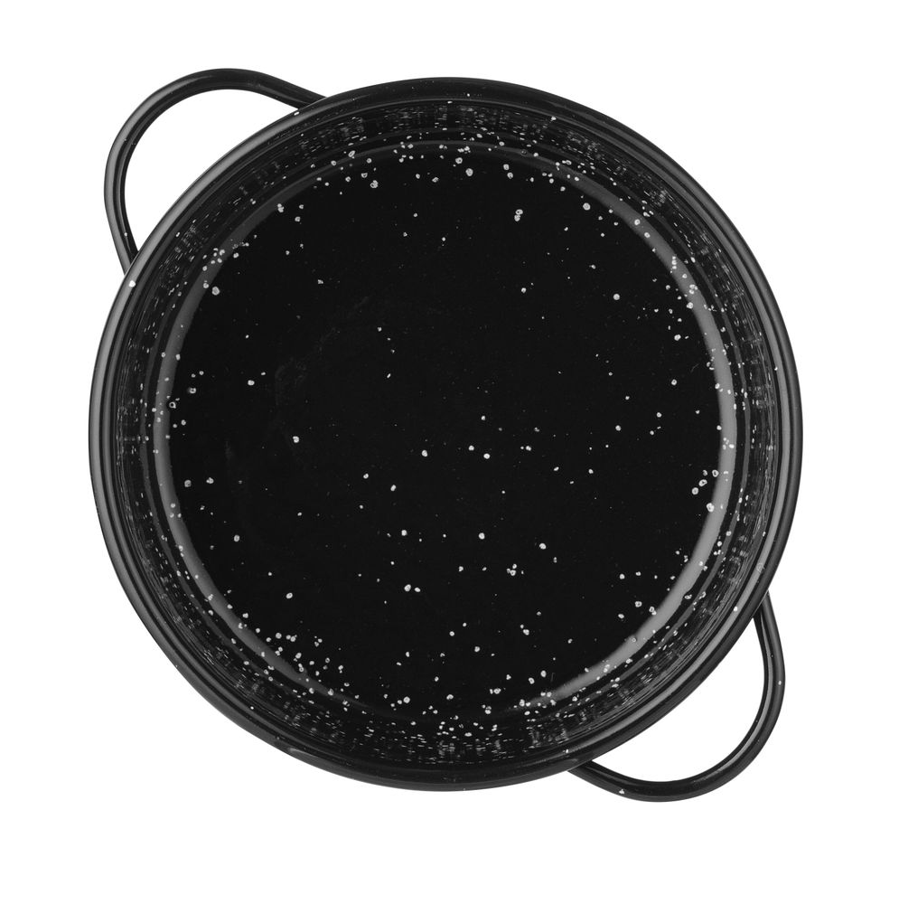 Posuda za pečenje, emajlirana, HENDI, Crna, ⌀160x(H)45mm