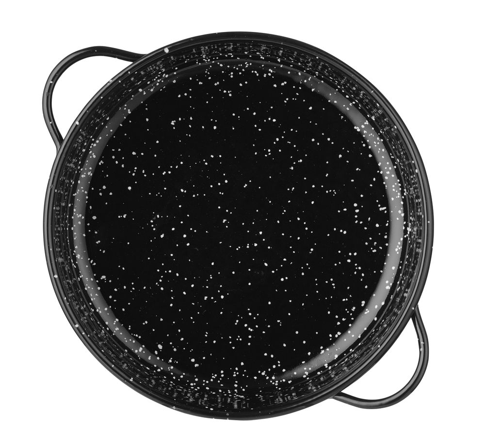 Posuda za pečenje, emajlirana, HENDI, Crna, ⌀200x(H)45mm