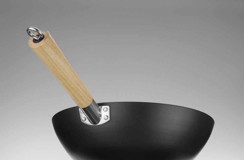 Wok s drvenom drškom, HENDI, ⌀324x565mm