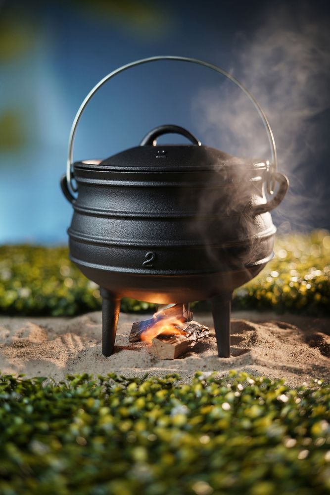 Potjie kotlić, HENDI, Crna, ⌀245x(H)280mm
