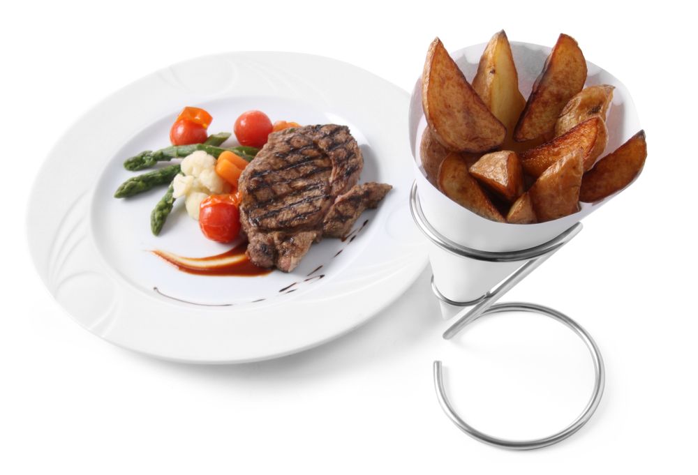 Držač vrećice za pržene krumpiriće, HENDI, ⌀110x(H)175mm