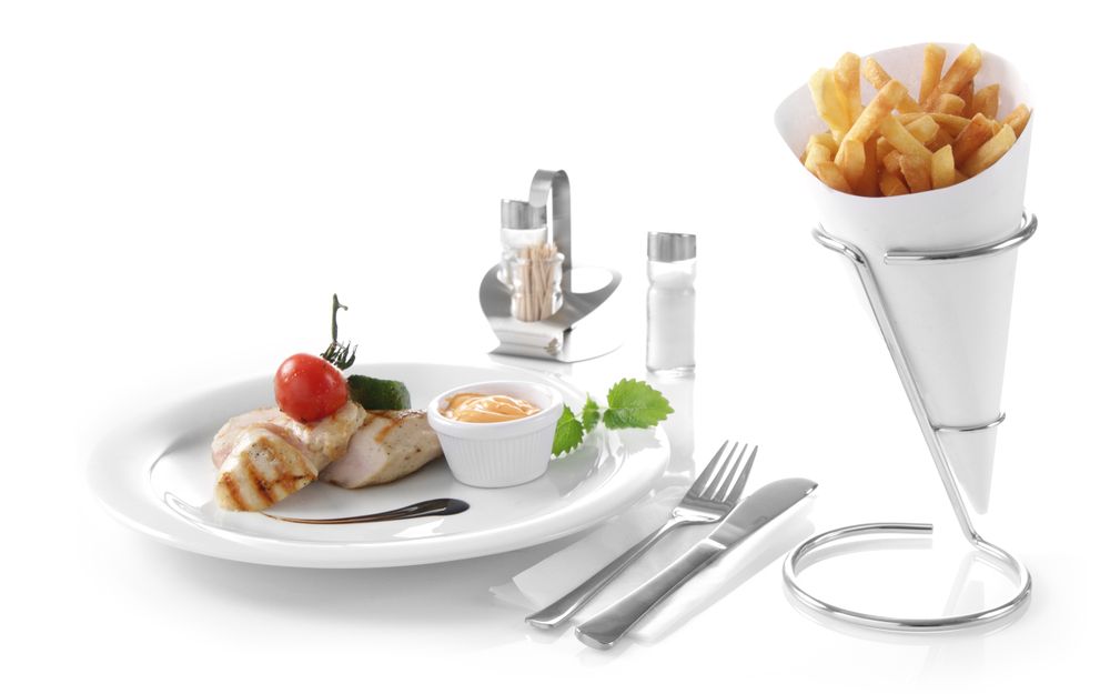 Držač vrećice za pržene krumpiriće, HENDI, ⌀110x(H)175mm