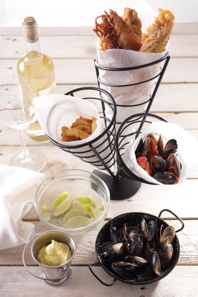 Držač vreća za prečene krumpiriće, HENDI, 270x270x(H)280mm