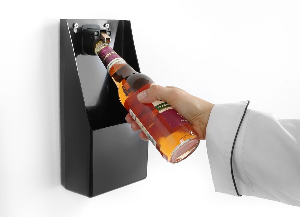 Otvarač za boce s košarom za čepove, BarUp, 135x70x(H)295mm