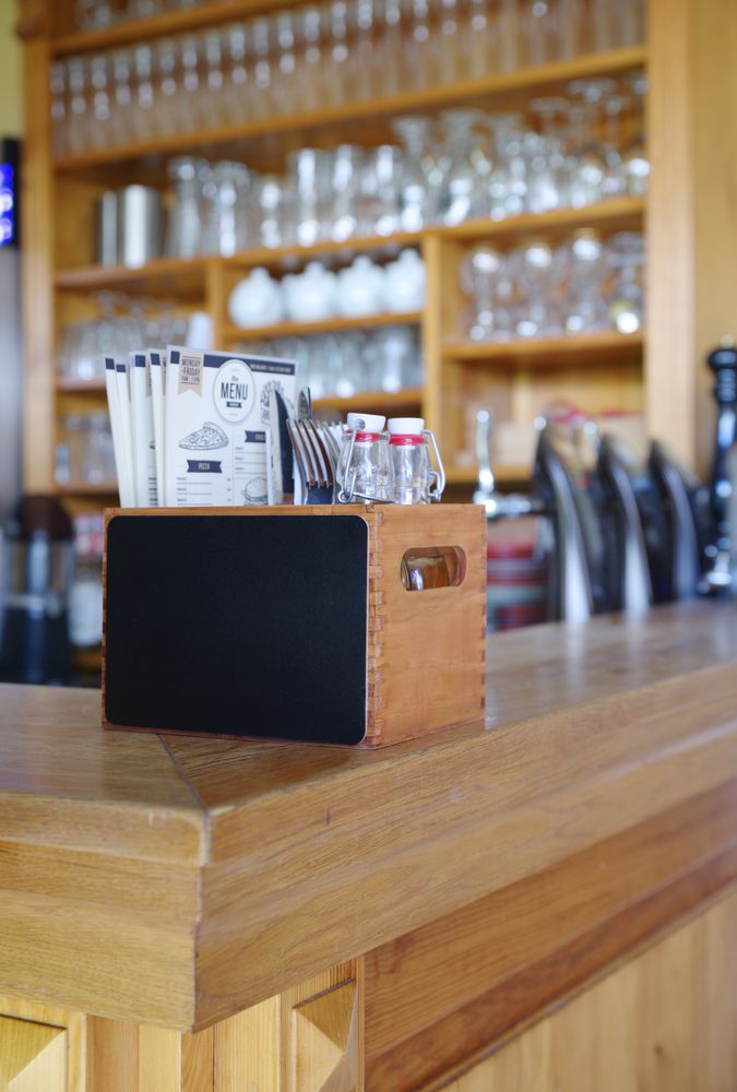 Kutija za pribor za jelo i meni, HENDI, 210x150x(H)150mm