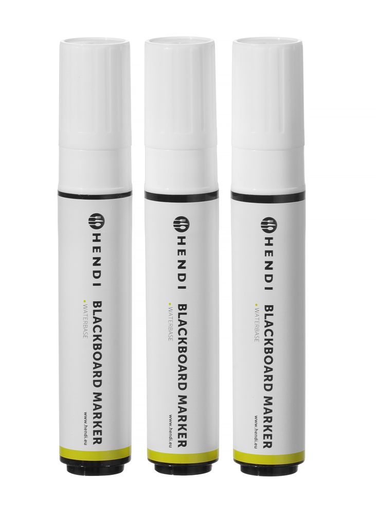 Markeri za tablu za pisanje 15 mm, HENDI, 3 bela markera