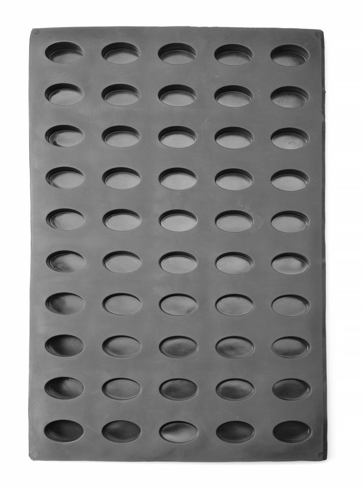 Silikonski kalup oval, 570x375x(H)20mm