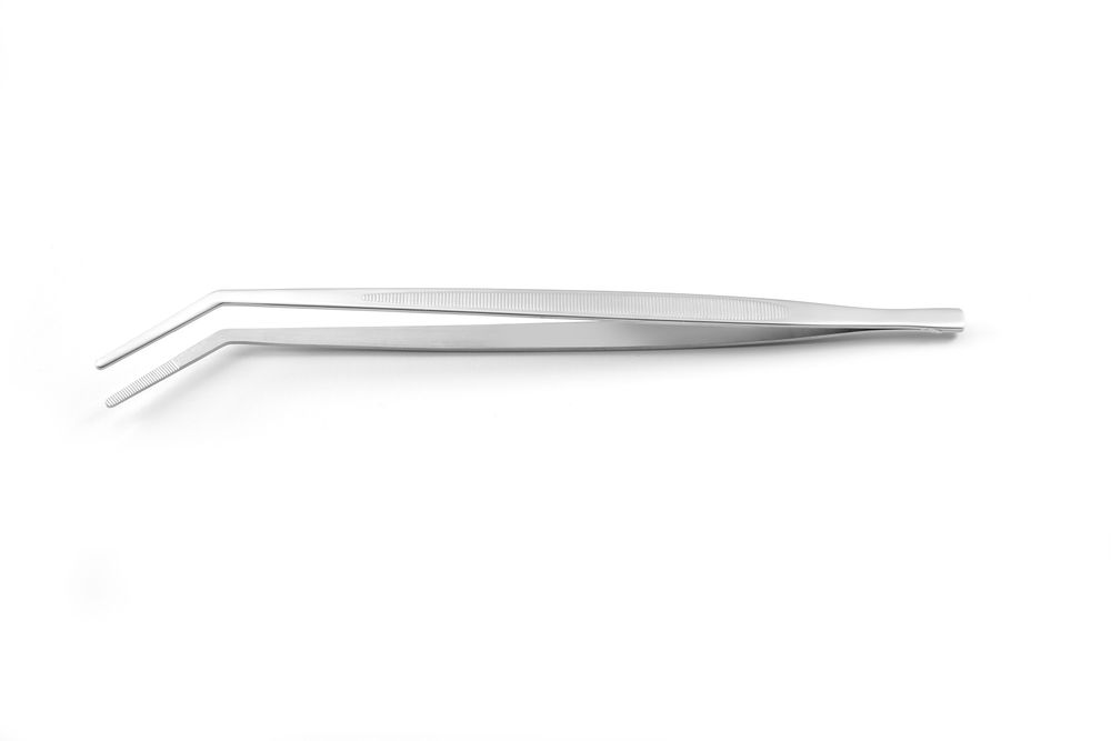 Pinceta, zakrivljena, HENDI, (L)305mm