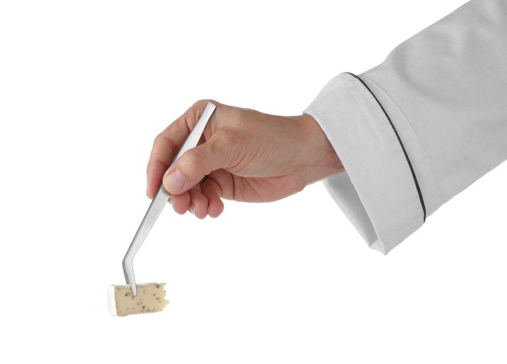 Pinceta, zakrivljena, HENDI, (L)160mm