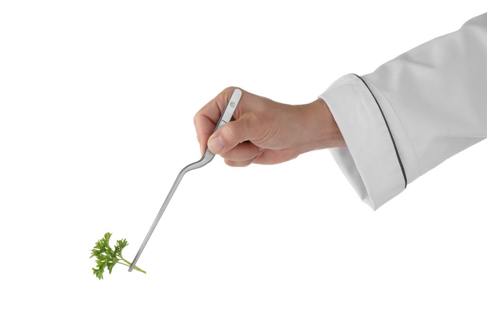 Zakrivljena pinceta, HENDI, (L)210mm