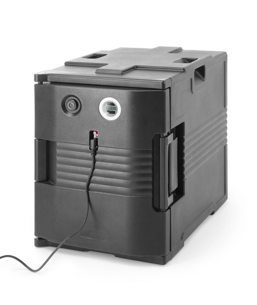 Termo izolovani spremnik sa funkcijom grejanja – ketering, AmerBox, GN 1/1, 220-240V/200W, 477x680x(H)620mm