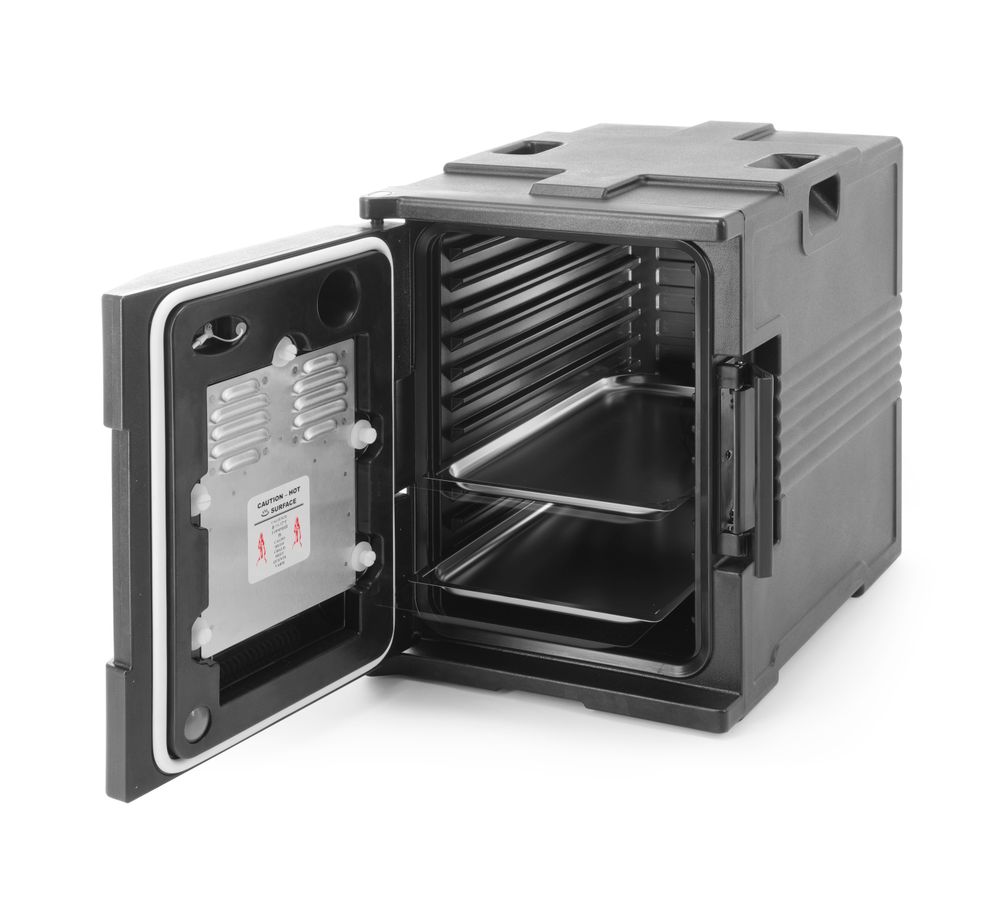 Termo izolovani spremnik sa funkcijom grejanja – ketering, AmerBox, GN 1/1, 220-240V/200W, 477x680x(H)620mm