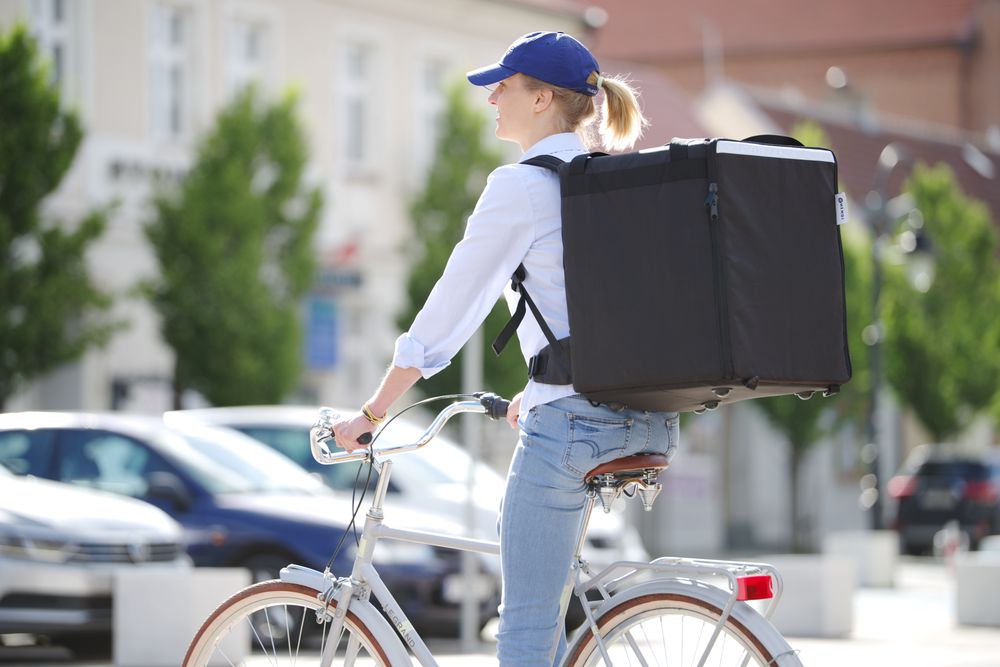 Termoizolovana torba za dostavu hrane, HENDI, 75,2L, Crna, 410x410x(H)480mm