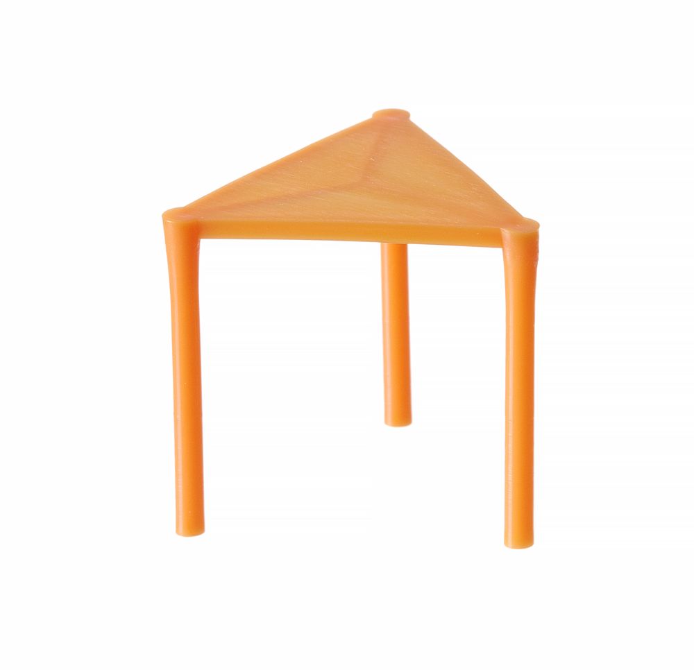 Plastika za odvajanje poklopca kutije od pice - 500 komada, HENDI, Narandžasta, 500 kom