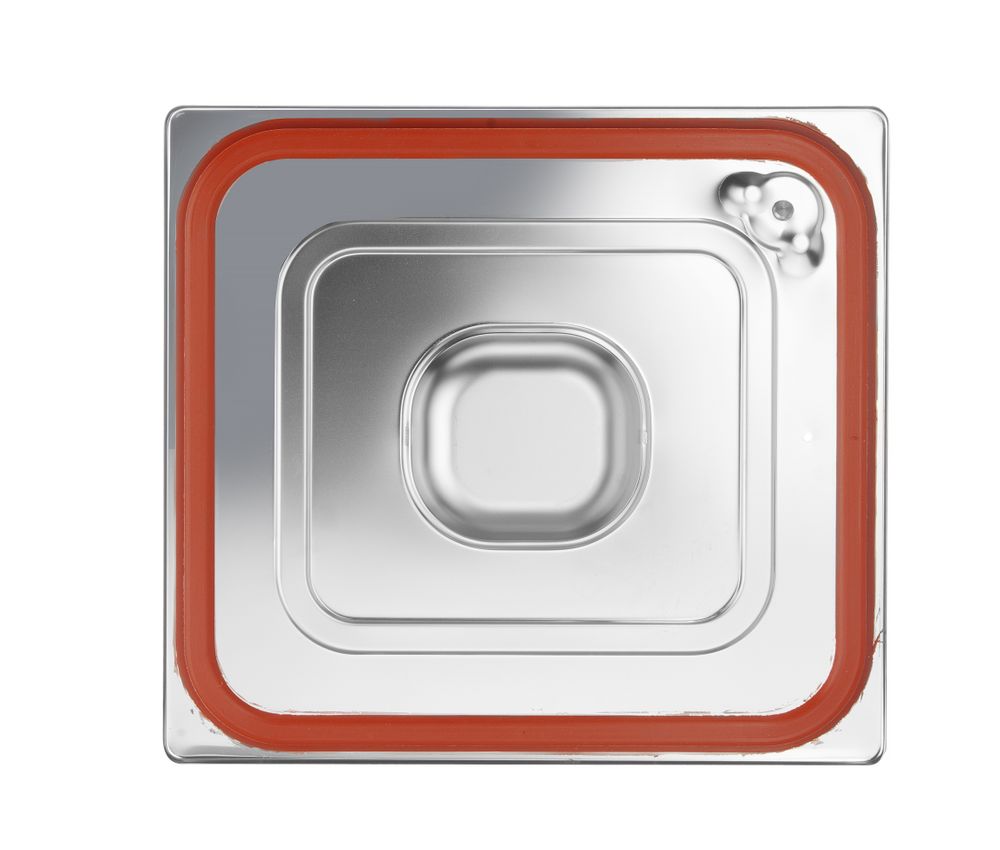 Gastronorm poklopac sa silikonskim obručem, HENDI, Profi Line, GN 2/3, 354x325mm