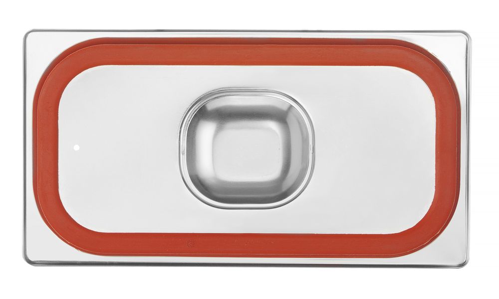 Gastronorm poklopac sa silikonskim obručem, HENDI, Profi Line, GN 1/3, 325x176mm