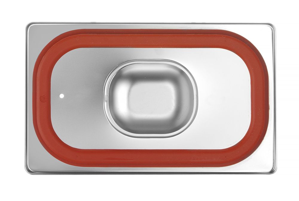 Gastronorm poklopac sa silikonskim obručem, HENDI, Profi Line, GN 1/4, 265x162mm
