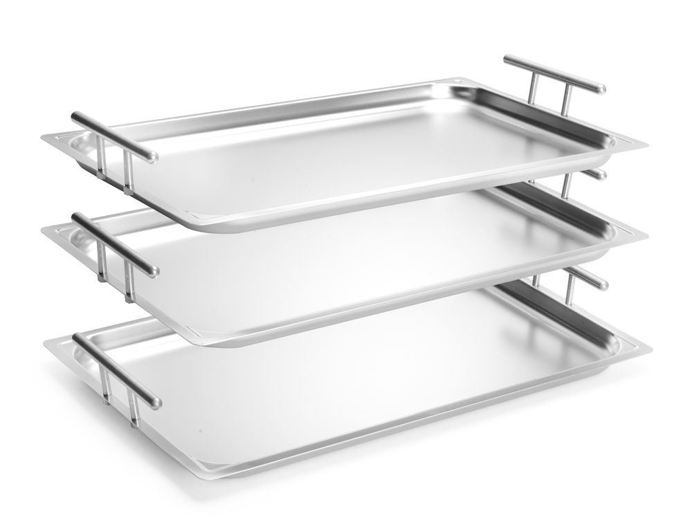 Pravougaona tacna za posluživanje, HENDI, 530x325x(H)70mm