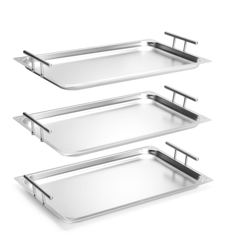 Pravougaona tacna za posluživanje, HENDI, 530x325x(H)70mm