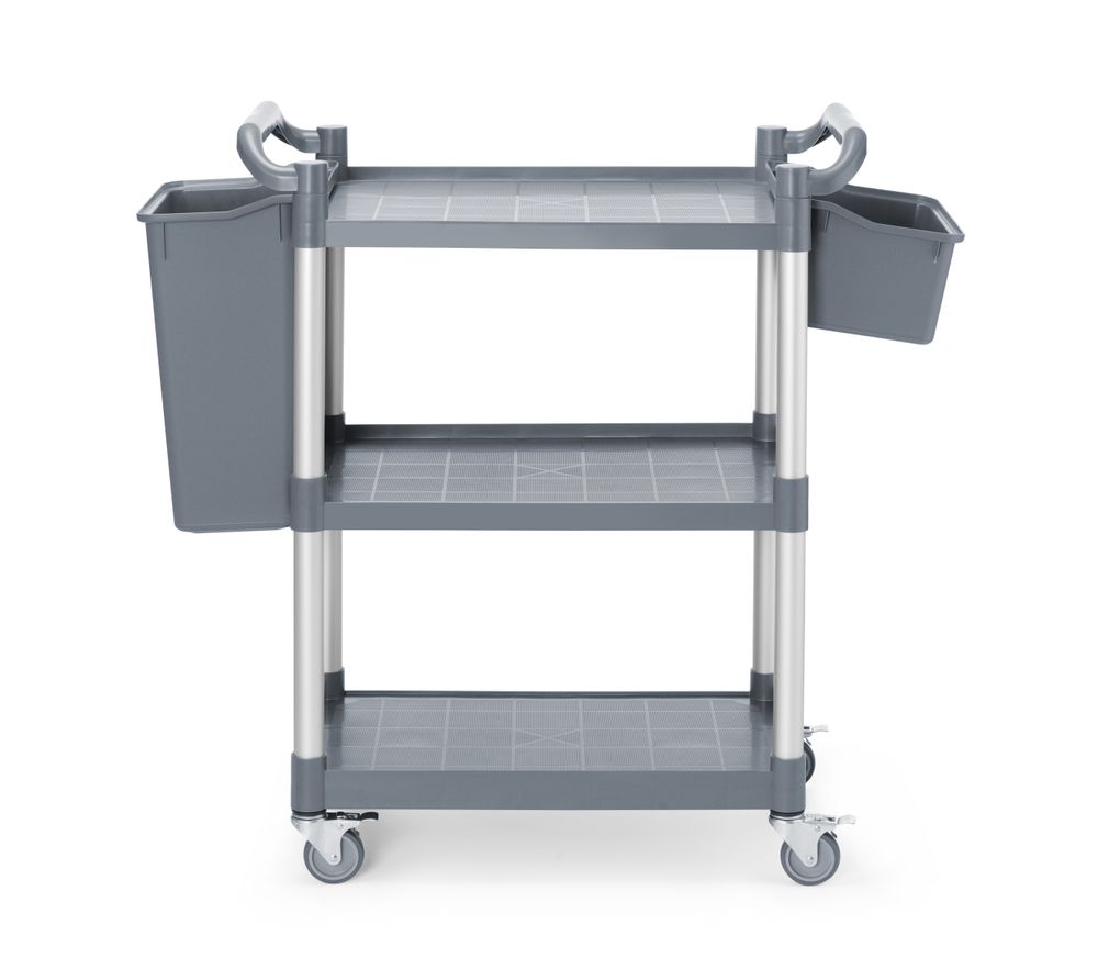 Polipropilenska servisna kolica sa 3 police, mala, AmerBox, 800x420x(H)945mm