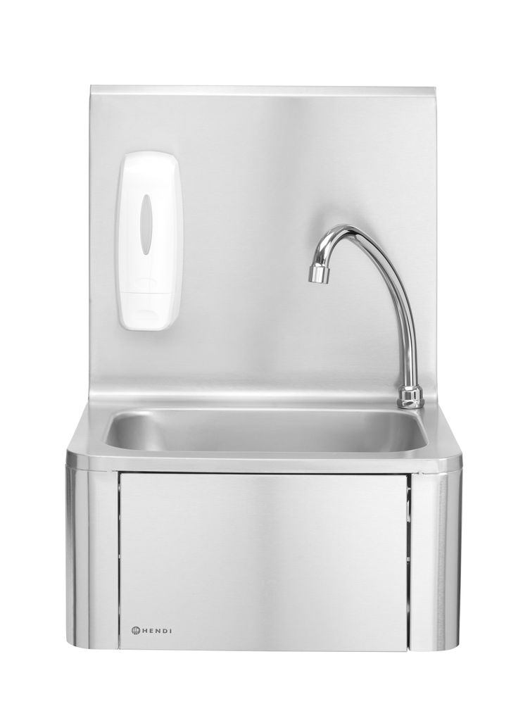 Kuhinjski sudoper - beskontaktni, sa slavinom koja se upravlja pomoću kolena, HENDI, 400x330x(H)560mm