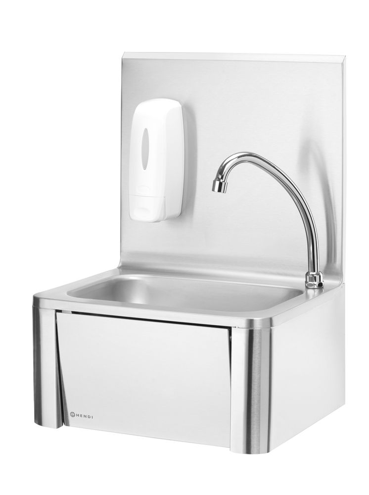Kuhinjski sudoper - beskontaktni, sa slavinom koja se upravlja pomoću kolena, HENDI, 400x330x(H)560mm