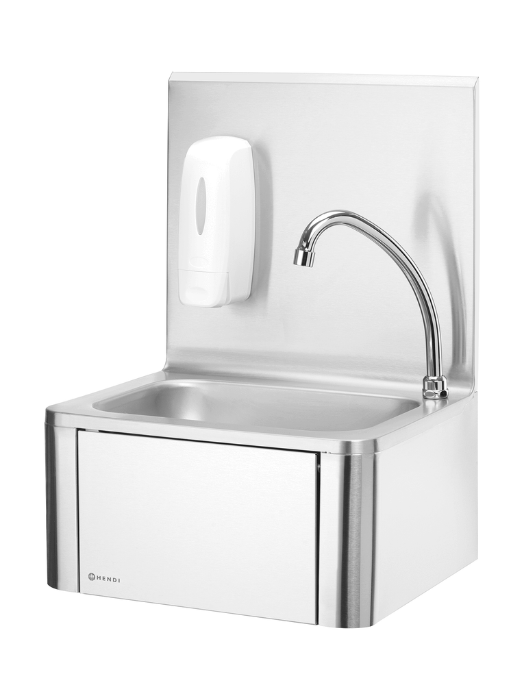 Kuhinjski sudoper - beskontaktni, sa slavinom koja se upravlja pomoću kolena, HENDI, 400x330x(H)560mm
