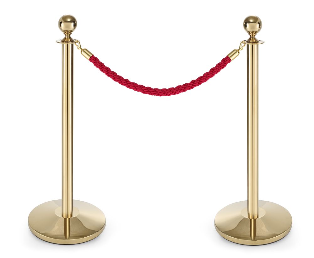 Stalak za pregradu zlatni, HENDI, Stalak + podloga, ⌀360x(H)1010mm