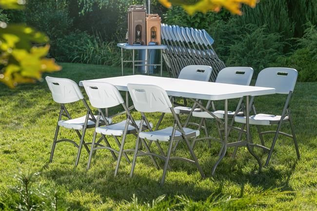 Sto za bife, AmerBox, max. nosivost 150 kg, 1800x740x(H)740mm